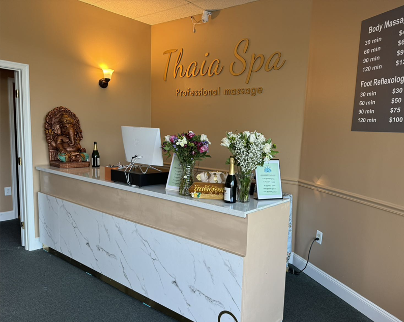 Thaia Spa reception